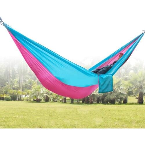Travel for ultra light outdoor portable hammock double parachute cloth indoor dorm swing mountaineering leisure camping