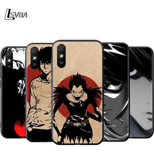 Anime death note Silicone Cover For Xiaomi Redmi K40 K30i K30T K30S K30 K20 10X Ultra Pro Black Soft Phone Case Shell