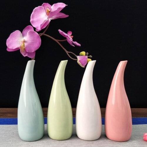 Creative simplicity nordic decoration home Kiln changed ceramic handicraft vase Dining table study tabletop decoration vases