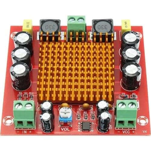 XH-M544 DC 12V 24V 150W TPA3116DA TPA3116 D2 Mono Channel Digital Power Audio Amplifier Amp Board