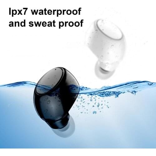 1Pc X6 Mini In-Ear 5.0 Bluetooth Earphone Wireless HiFi Headset With Mic Sports Earbuds Handsfree Stereo Sound Earphones For All