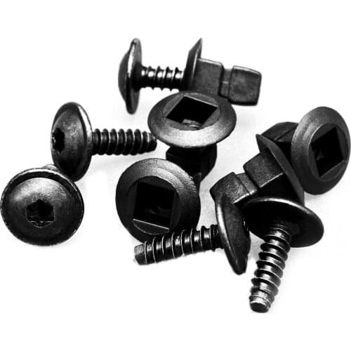 40Pcs Clips Engine Cover Undertray Splash Guard Wheel Arch Torx Screws Fastener Clips Universal For A1-8 Q2 Q3 Q5 Q7 TT R8 RS3-6