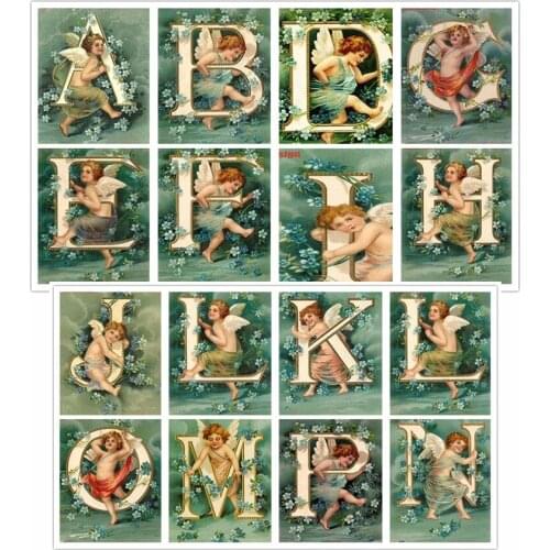 5d diamond embroidery full set Angel baby 5d Diamond Painting Cross stitch Angel baby ABC diy doamond Mosaic sale Christmas gift