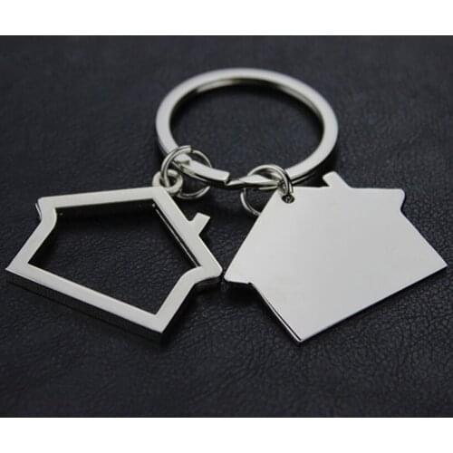 Unisex House Key chains For Women Creative house keyring keychain key holder pendant creative Key Ring Keychain Bag Pendant Gift