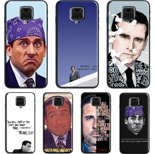 Michael Scott The Office For Xiaomi Redmi Note 10 7 8 9 Pro Note 8T 9S Soft Case For Redmi 9T 9A 9C K40 Pro Cover