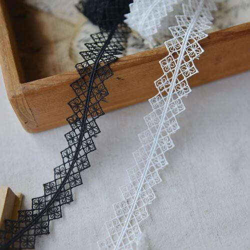 F768 Korea exquisite water-soluble embroidery lace necklace material clothing lace accessories width 2.5cm