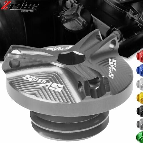 Oil Filler Cap For SUZUKI SV650 SV650S SV650 SV650 SV 650S 03-12 Motorcycle Accessories Engine Oil Drain Plug Sump Nut Cup Cover
