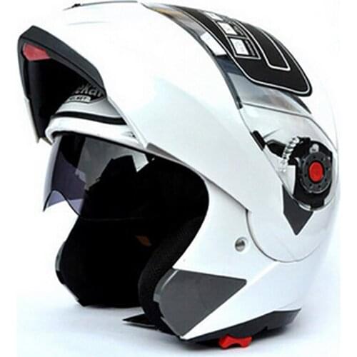 Motorcycle Flip Up Helmet Safety Double Lens DOT ECE Moto Motorbike Helmet With Inner Sun Visor Helmets