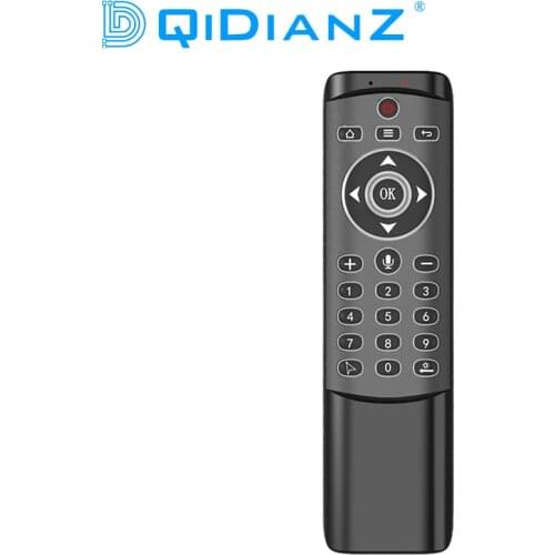 MT1 Backlit Gyro 2.4G Wireless Fly Air Mouse Smart Voice Remote Control for Android TV Box X96 MINI HK1 H96 MAX PK G20 G30 MT12