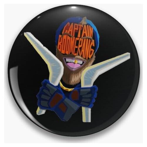 Captain Boomerang Fanart Soft Button Pin Decor Metal Funny Cute Fashion Clothes Collar Hat Lapel Pin Badge Women Gift Lover
