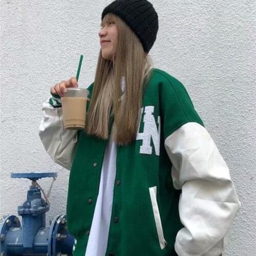 New Baseball Uniform Jackets For Women And Men Autumn New High-quality Loose And Thin Couple Clothes Oversized Jacket