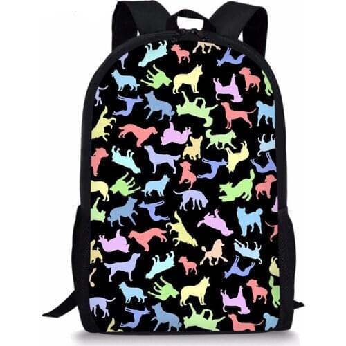 Cute Animal Pattern Backpack for Teenager Backpack Girls Cool Summer Travel Package Shopping Shoulder Bag Women Mochila