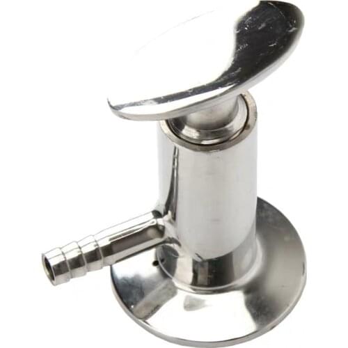 1.5" Sanitary Ferrule Tri Clamp Type Food Medicine Elliptic Sampling Valve Stainless Steel SS304 Clamp Sample Valve