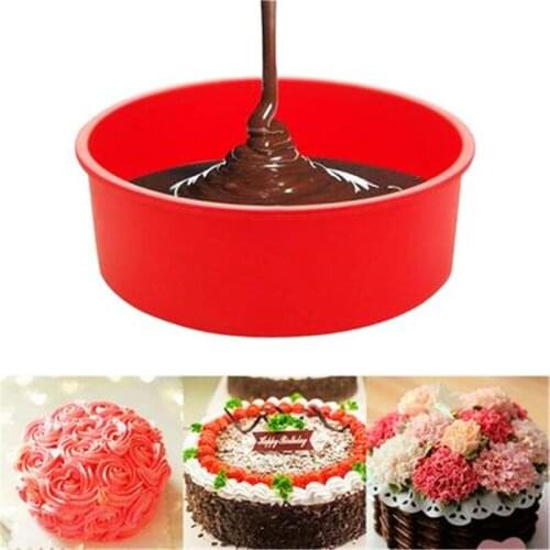 Cake Silicone Mold 6 Inch Gear Shape Mousse Cake Bakeware DIY Toast Bread Baking Tool Chocolate Mold Jelly Pudding Mold LDY142