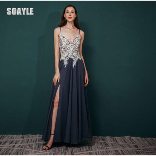 A-Line Prom Dresses 2021 Luxury Lace Beading Evening Gowns for Formal Dress Teen Girl Maid Dress