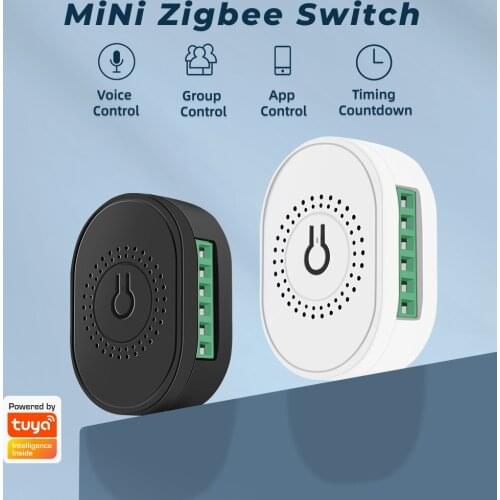 Tuya Mini WiFi Smart Light Switch 16A 2 Way Module DIY On Off Timing Control Wireless Breaker For Google Home Alexa