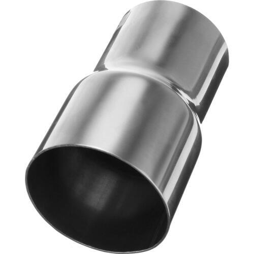 6 size Universal Car Stainless Steel Standard Exhaust Reducer Connector Pipe Tube 76mm 63mm 60mm to 63mm 57mm 52mm 50mm