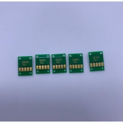YOTAT Permanent chip PGI280 PGI-280XL PGI-280 CLI-281 for Canon PIXMA TS8120 TS9120 TR7520 TR8520 TS6120