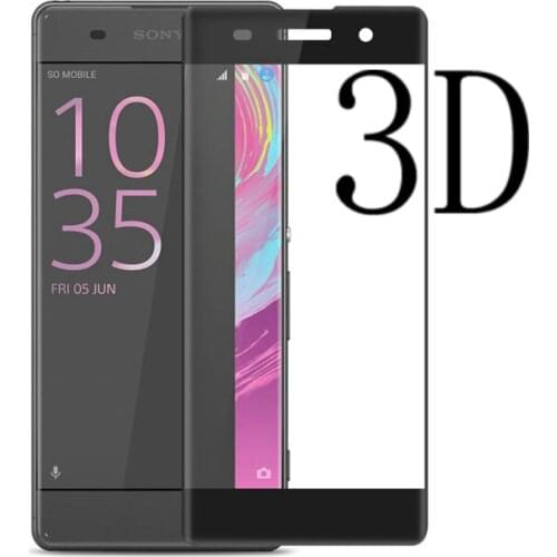 3D Curved Full Coverage Tempered Glass Screen Protector For Sony Xperia XA Ultra Dual F3111 F3112 F3113 F3115 F3211 F3212 Film