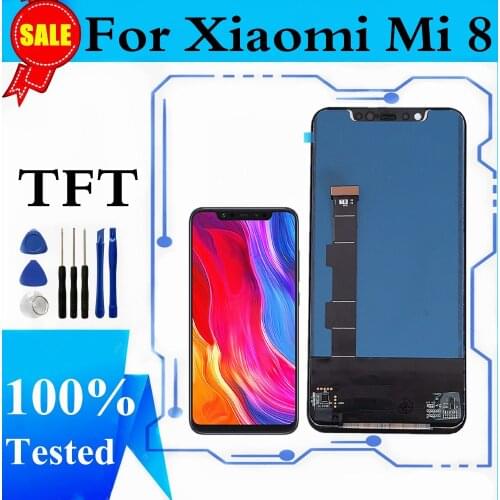 LCD For Xiaomi 8 Mi8 MI 8 LCD Display Touch Panel Screen Digitizer Assembly Display For Xiaomi Mi 8 MI8 LCD Screen Replacement