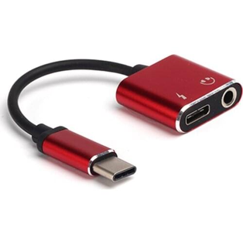 Type C Adapter Aux Audio Adapter USB Type C to 3.5mm Earphone Jack Adapter For Xiaomi Mi 6 Huawei without 3.5 jack