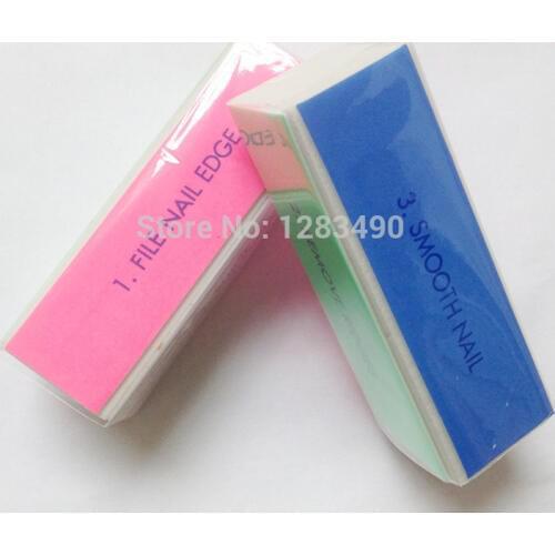 Nail Buffers Four Sizes 4 Pieces Nail Art Tool File Nail Edge Remove Ridge Smooth Nail Shine Beauty Makeup