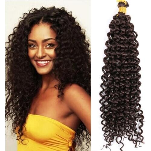 Belle Show 14" Water Wave Hair Bundles Freetress Afro Kinky Curl Twist Hair Ombre Crochet Hair Bohemian Synthetic Braiding Hair