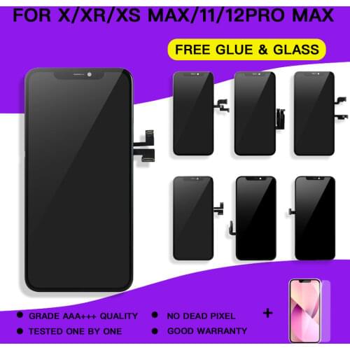 1 Piece Grade AAA+ Replacement Touch Digitizer Assembly OLED Screen LCD For iPhone X XR XS 11 Pro Max Display