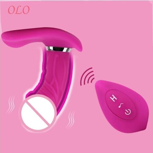 OLO Wearable Dildo Vibrator G Spot Female Masturbation Sex Toys for Woman Vaginal massage Clitoris Stimulator Sex Shop