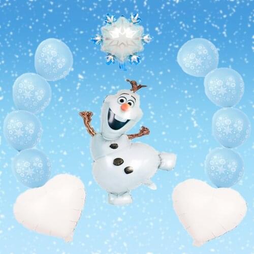 Disney elsa Frozen princess helium balloons room decoration Baby shower girl foil globos birthday party decorations kids toys