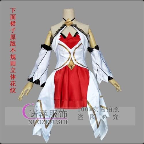 Game Honkai Impact 3 Cosplay Costume Theresa Cartoon Cosplay Dress+Headwear Lovely Style Halloween Costumes