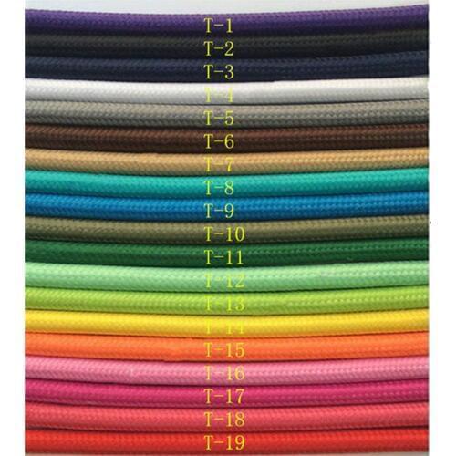 5m~10m /lot 2 core Round Textile Electrical Wire Fabric Cable Vintage Lamp Power Cord retro wire