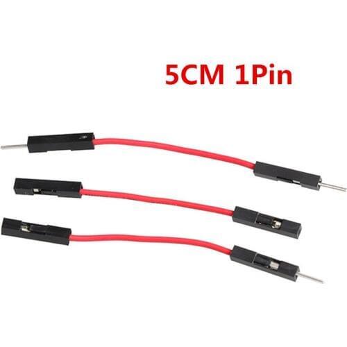 1pin 5cm 100pcs/lot Breadboard DuPont Cables Jumper Wires AWG26 Cables M-M M-F Female to Female Starter Kit for UNO R3