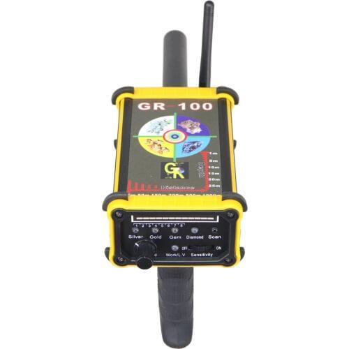 GR100 Treasure Hunter Metal Detector Black Hawk Long Range Underground Metal Detector