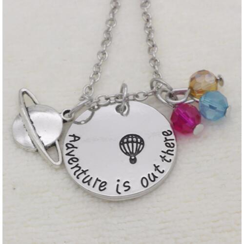 Fashion Necklace inspirational Adventure is out there Mars Earth Gifts Alloy Necklace Chains Jewerly For Women N2010