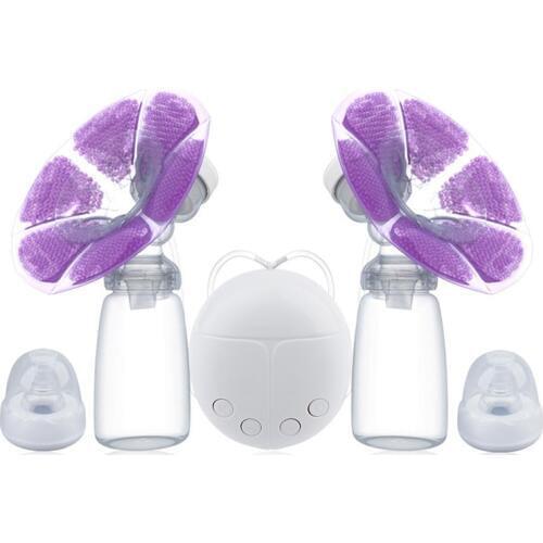 YONG JIU Single Double Electric Breast Pump Baby Breast Feeding Infant Nipple Feeding Milk Bottle USB Breast Pumps For Mother