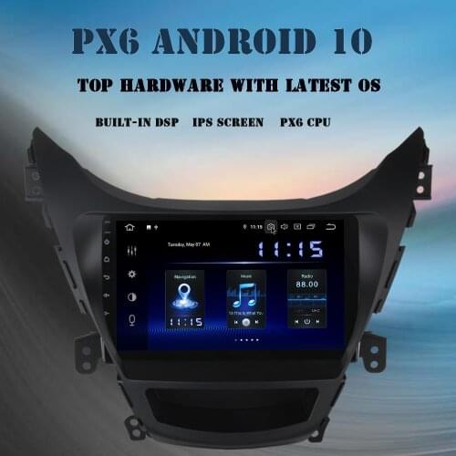 9" Android 10.0 Car Radio for Hyundai Elantra 2016 2017 Multimedia Player DSP Headunit IPS Screen 4GB+64GB Bluetooth TDA7850