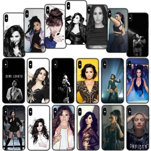 Demi Lovato Singer Soft Cover Case for iPhone 12 11 Pro X XS XR Max
