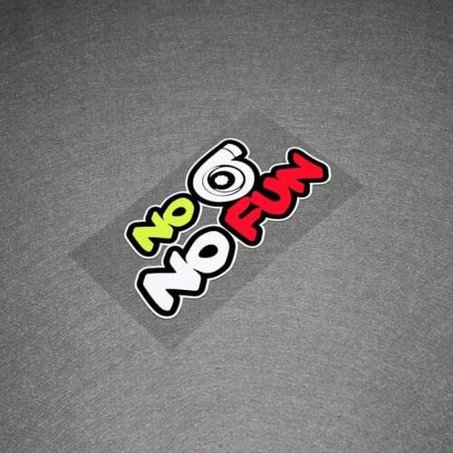 NO.S155 Car Exterior Stickers No Turbo No Fun Turbo Charged Engine JDM Window Stickers Car Styling Decals