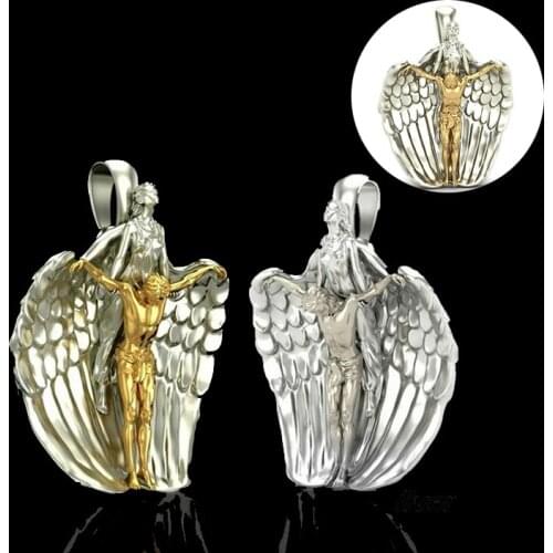 Newest Necklace Necklace Pendants Saint Archangel Pray Bible Angel Jewelry Jesus