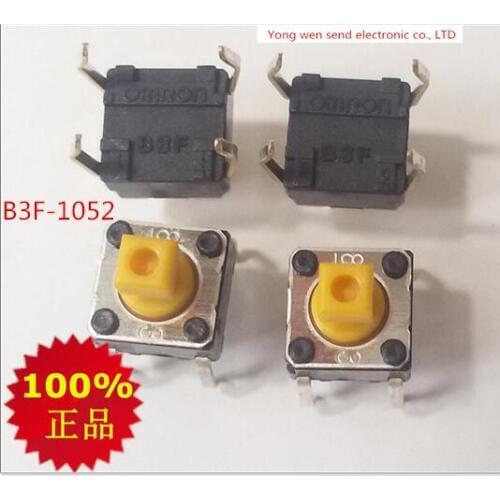 NEW B3F-1052 B3F1052 1.47N Micro light touch switch button Key switch DIP4 Free shipping