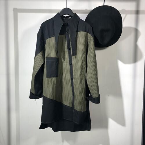 Owen seak Men T Shirt Mens Clothing Hip Hop Tops Tees High Street Summer Japanese Male Long Streetwear T Shirt