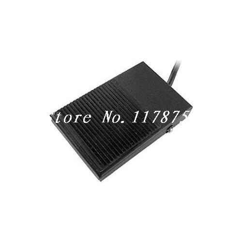 10A SPDT NO/NC Nonslip Rubber Metal Momentary Power Foot Switch Pedal Footswitch