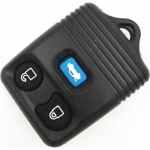 Replacement 3 Buttons Blue Button Remote Case Cover Blank Key For Ford Explorer Mercury Mazda Key Shell No Chips Inside