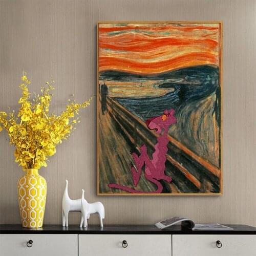 Modern Mural Art Abstract Animal Painting Pictures Canvas Painting Posters and Prints Wall Art Picture Living Room Home Decor