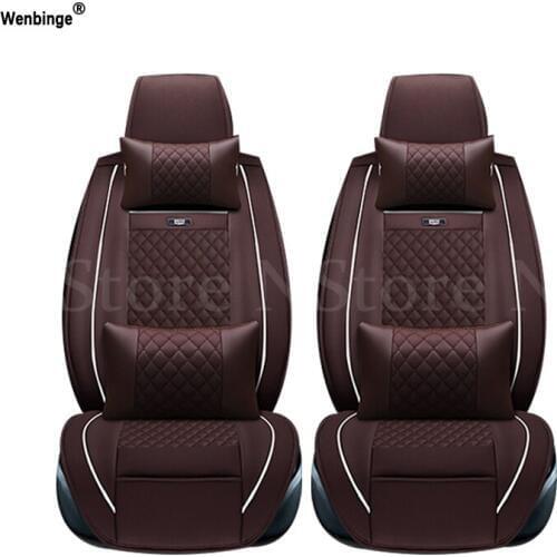 Only two front car seat cover For Porsche SsangYong Isuzu Audi Chrysler Acura DS automobiles covers armchair accessories styling