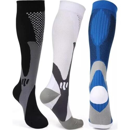 Varicose Veins Running Compression Socks Stockings 20-30mmhg Men Women Marathon Cycling Sports Soccer Socks