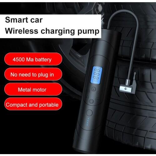 150PSI Bike Tire Pump Cordless Bicycle Electric Air Pump Tire Inflator USB Rechargeable With Digital LED Light Bike Accessories