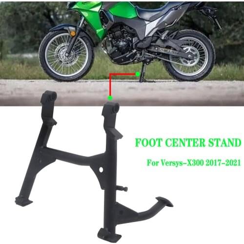 Versys X-300 Black Centerstand Center Kickstand Foot Center Stand Support For Kawasaki Versys X300 Versys-X300 2017-2021 2020 19