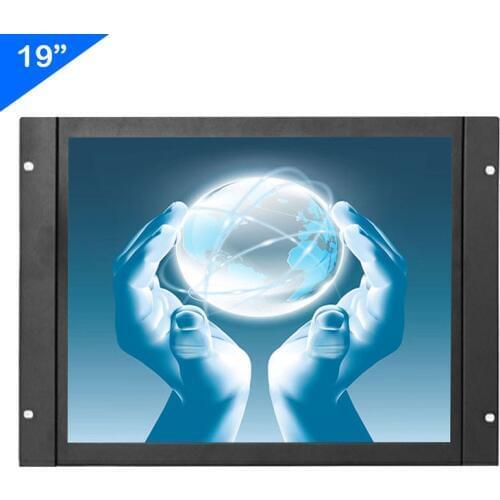 ZHIXIANDA 19" metal 1280*1024 lcd led screen displa with HDMI VGA BNC USB AV input 19 inch open frame industrial monitor